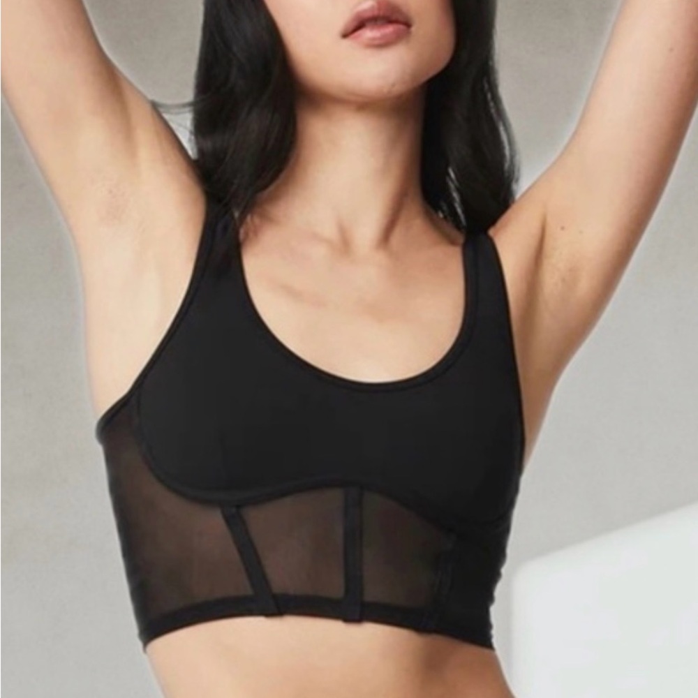 Alo Yoga Airbrush Corset Bra Top